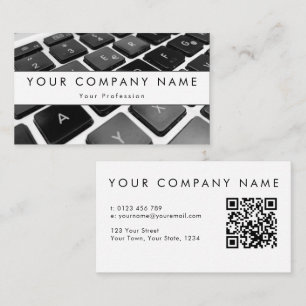 Modern Dator Laptop Visitkort
