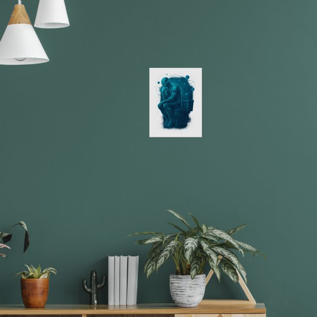 Modern Day Thinker Poster (Vardagsrum 1)