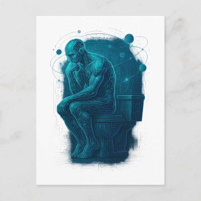 Modern Day Thinker Vykort (Framsida)