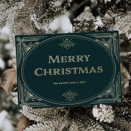 Modern Deco | Emerald Grönt och Photo jul