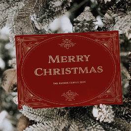 Modern Deco | Julstämning Röd och Foto Juldekorati