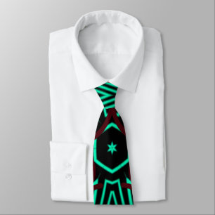 Modern Deep Red Black Grönt Cute Neck Tie Slips