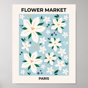 Modern dekan för den moderna Blommigten Flower Mar Poster