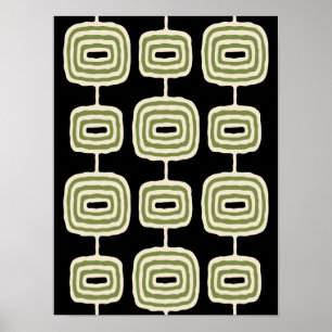 Modern Dekoration i mitten Poster