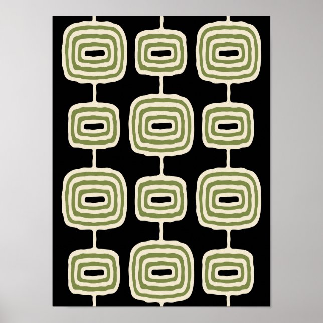 Modern Dekoration i mitten Poster (Framsidan)