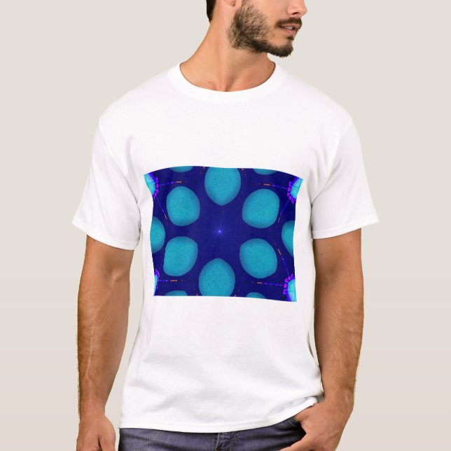 MODERN_Dekoration_LIGHT STAR_BLUE T Shirt (Framsida)