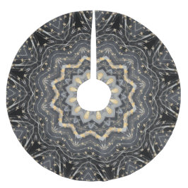 Modern dekorativ Helgdag Skirt Julgransmatta Borstad Polyester