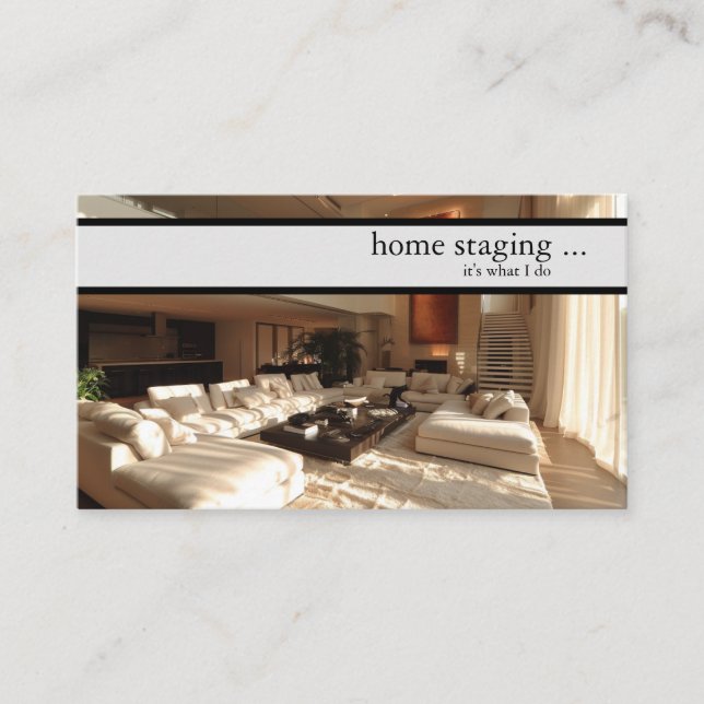 Modern dekorator - startfas visitkort (Framsida)