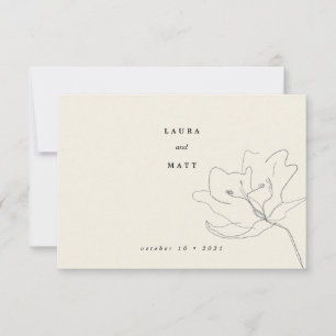 Modern delikat, jättefin, mjuk Blommigt OSA Kort