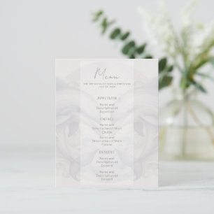 Modern delphin Bröllop Menu