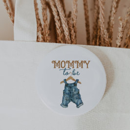 Modern Denim Boy Blue Jean Baby Shower Knapp