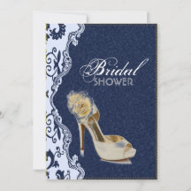 modern denim snöre Blommigt land möhippa