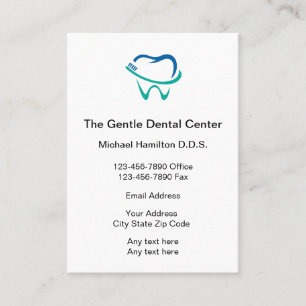 Modern Dental Office-avtalskort Visitkort