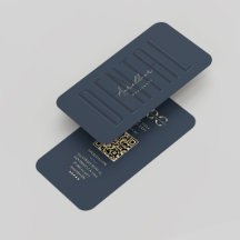 Modern dentalisttandläkare, monogram Mörk blått