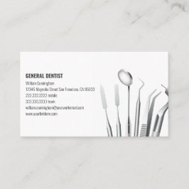 Modern dentist med minimalistisk Anpassningsbar Lo Visitkort