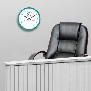 Modern Dentist Office Editable Waom Clocks Stor Klocka