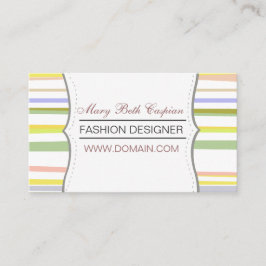 Modern Design Blek Färgad Retro Rand Visitkort