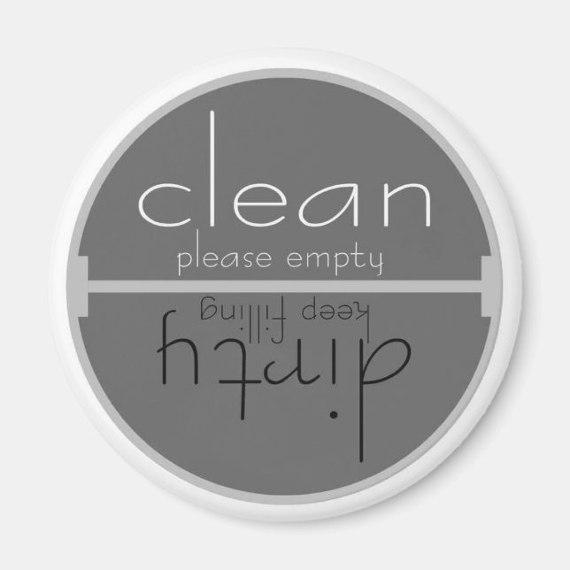 Modern Design Dishwasher Magnet (Framsidan)