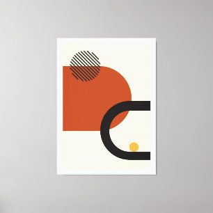 Modern design för abstrakt canvastryck