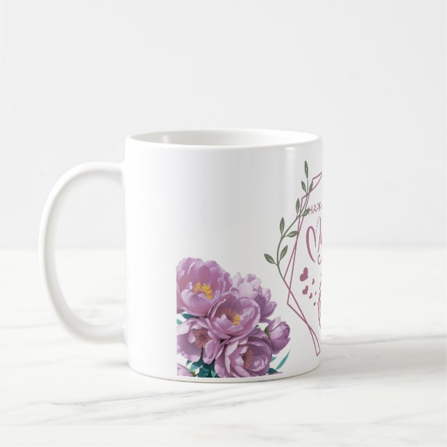 Modern design för moderskapet  kaffemugg (Vänster)