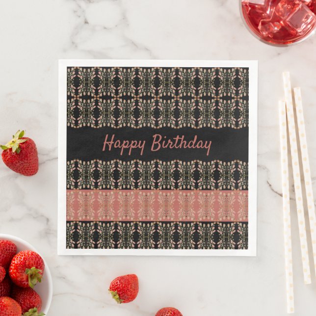 Modern design formaterad pappersservett (Insitu)