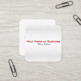 Modern design fyrkantigt visitkort