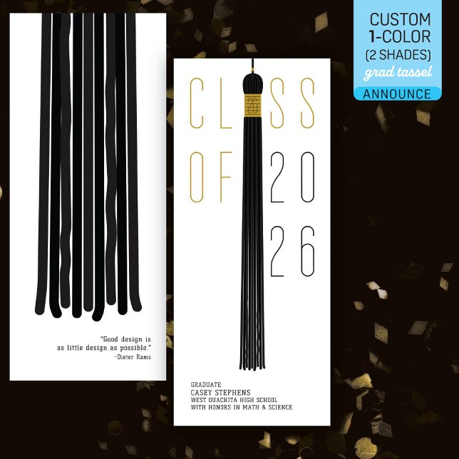 Modern Design Grad Announcement | Color-Editable (Skapare uppladdad)