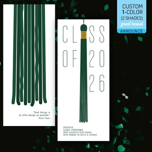 Modern Design Grad Announcement | Color-Editable (Skapare uppladdad)