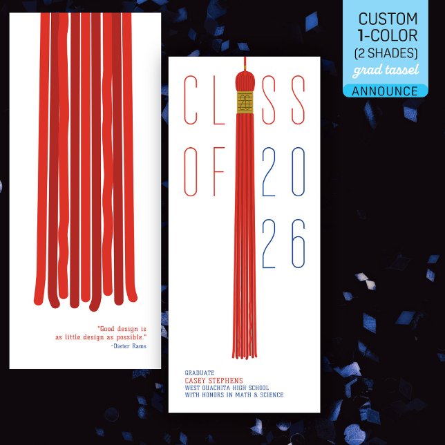 Modern Design Grad Announcement | Color-Editable (Skapare uppladdad)