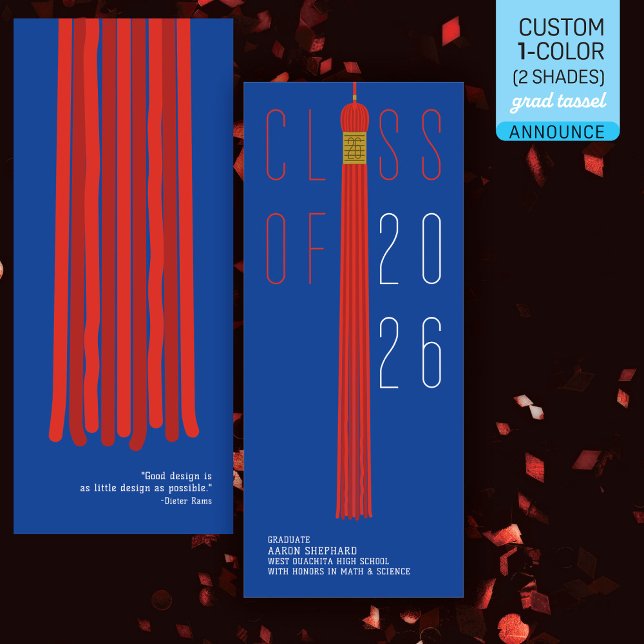 Modern Design Grad Announcement | Color-Editable (Skapare uppladdad)