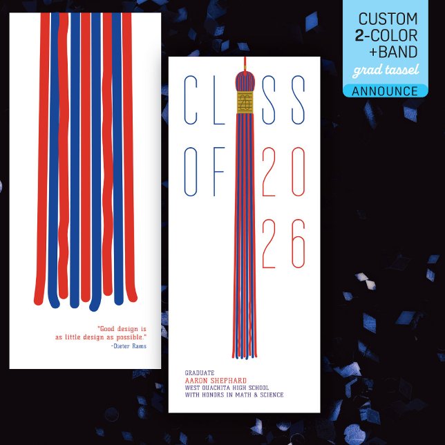 Modern Design Graduation Announcement | Color-Edit (Skapare uppladdad)