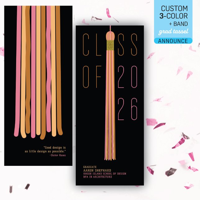 Modern Design Graduation Announcement | Color-Edit (Skapare uppladdad)