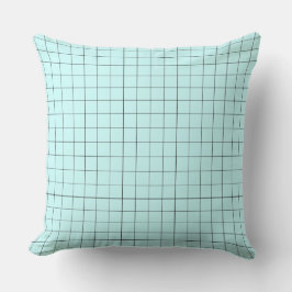 Modern Design Lignes Tartan Pastel Färg Pillow Kudde