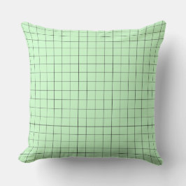 Modern Design Lignes Tartan Pastel Färg Pillow Kudde