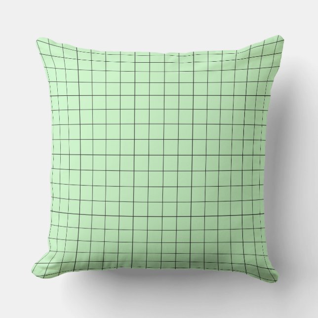 Modern Design Lignes Tartan Pastel Färg Pillow Kudde (Framsida)