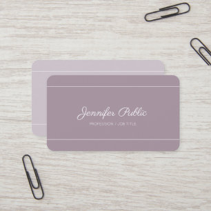 Modern design - Lila Violet Snyggt - lyx Visitkort