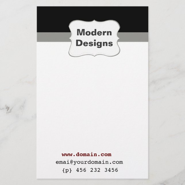 Modern design med enkel Elegant Flygblad (Framsidan)
