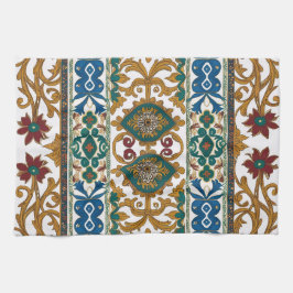 Modern designed inspired Serbian ethnic seamless 4 Kökshandduk