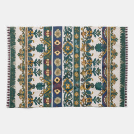 Modern designed inspired Serbian ethnic seamless 5 Kökshandduk