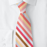 Modern diagonal Muted Candy Rand Slips<br><div class="desc">Den moderna,  muterade,  varmtonsformade diagonalstrimlade designen har lätt att skönja.</div>