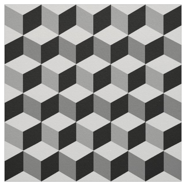 Modern diagonalraster, Silver, Mörk-Grått och svar Tyg (Provkarta)