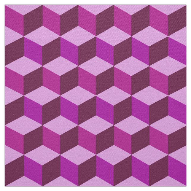 Modern Diamond Grid, Amethyst Lila and Violet Tyg (Provkarta)