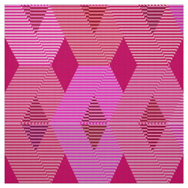 Modern Diamond-utskrift i mitten av århundradet, F Tyg (Provkarta)
