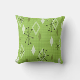Modern Diamonds Chartreuse Kudde
