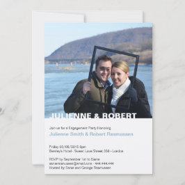 Modern din egen foto-Förlovningsfest Inbjudningar