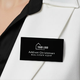 Modern Din Logotyp Anpassad Fastighet Namnbricka