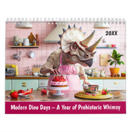 Modern Dino Days – A Year of Prehistoric Whimsy Kalender