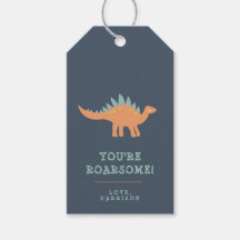 Modern Dinosaur Kids Personlig Gift-Märkre