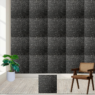 Modern Dirty Black White Particle Golv Wall Kakelplatta