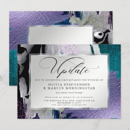 Modern Djärv Abstrakt Orkidé Akvafärgad Uppflyktni Inbjudningar